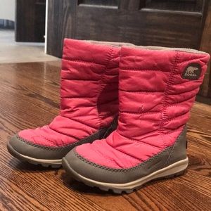 Little girls sorel winter boots size 11